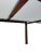 Gray Mid-Century Satined Glass Extendable Dining Table For Sale - Image 8 of 11