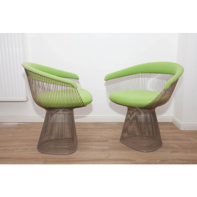 Model 1725 Chairs & Coffee Table Set by Warren Platner for Knoll Inc. / Knoll International, 1979, Set of 3 For Sale - Image 6 of 15