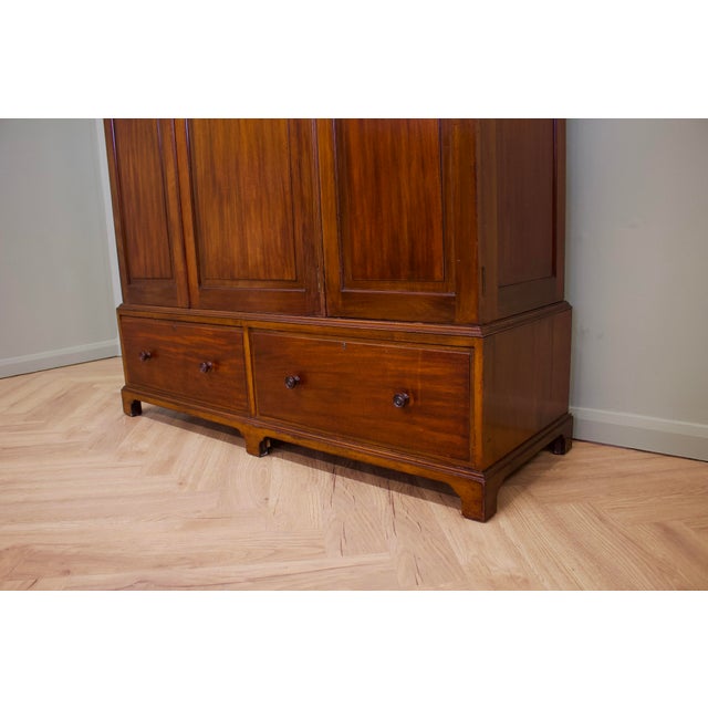 Wood Georgian Revival Wardrobe from Maple and Co, 1920s For Sale - Image 7 of 14