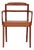 Armchair in Mahogany and Leather by Ole Wanscher for A. J. Iversen, Denmark, 1930s For Sale