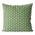 “Caledonia”Green 18-Inch Throw Pillow For Sale