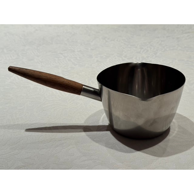 Exude understated Scandinavian elegance with this quintessential mid-century modern butter warmer, meticulously crafted by...