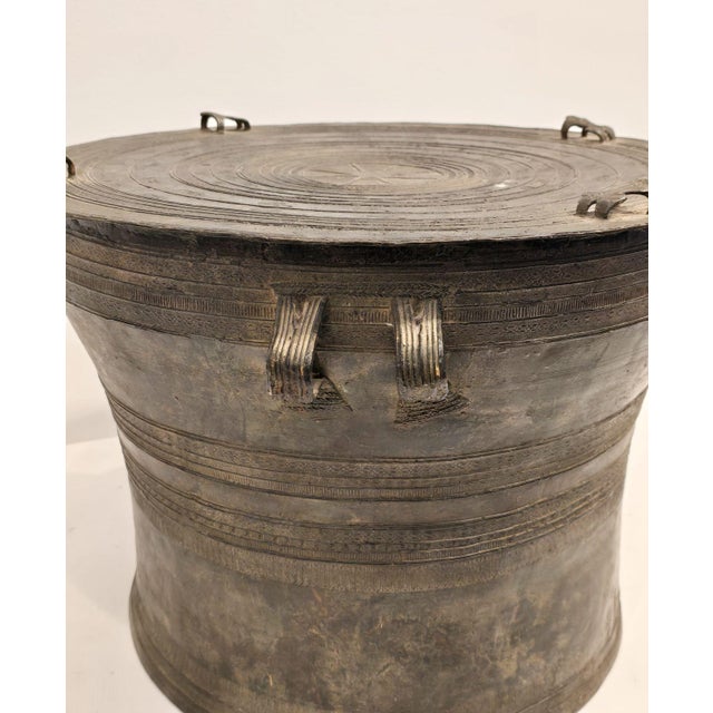 Southeast Asian Rain Drum, 19th Century For Sale - Image 4 of 11
