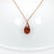 2.6cts Spessartine Pendant With Natural Diamonds Accents: Solid 14k Gold, For Sale - Image 4 of 7