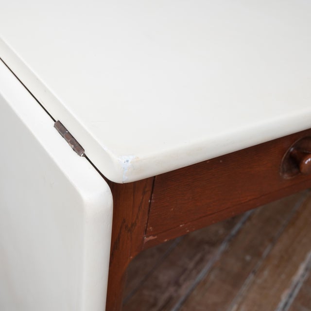 White Hans Wegner Drop Leaf Desk at-305 for Andreas Tuck, 1955 For Sale - Image 8 of 12