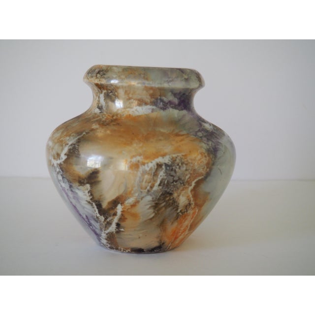 Arabia Arabia Finland Aaa Art Decor Lustreware Ceramic Vase For Sale - Image 4 of 6