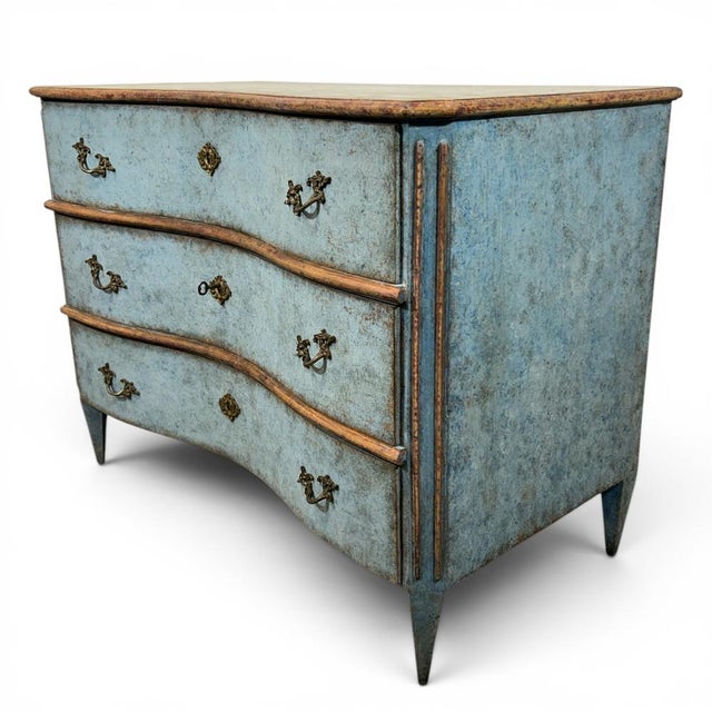 Swedish Neo-Rococo Chest of Drawers, 1890s For Sale - Image 5 of 8