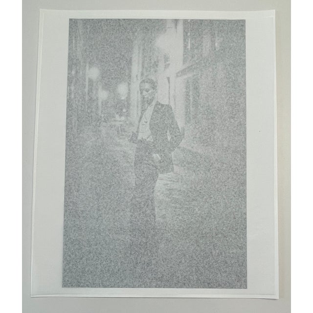 "Rue Aubriot, Paris 1975" by Helmut Newton. 20" x 24" Vintage Silver Gelatin Print with Certificate of Authenticity....