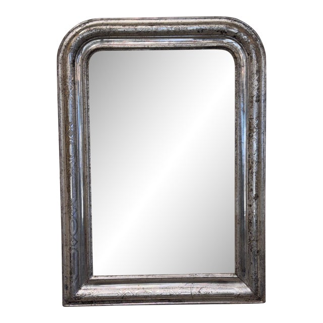 19th Century Silver Louis Phillipe Mirror For Sale