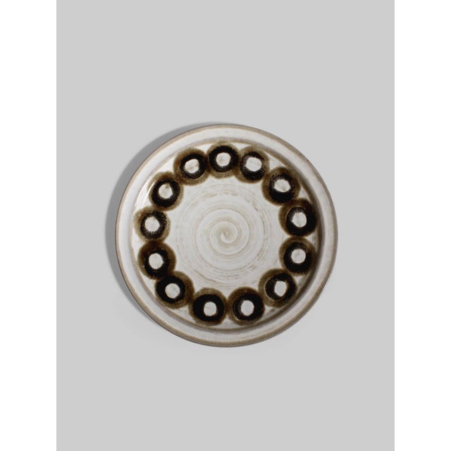 Ceramic Hand-Painted Ceramic Plates by Gerda Heuckeroth for Ceramano, 1960s, Set of 6 For Sale - Image 7 of 8