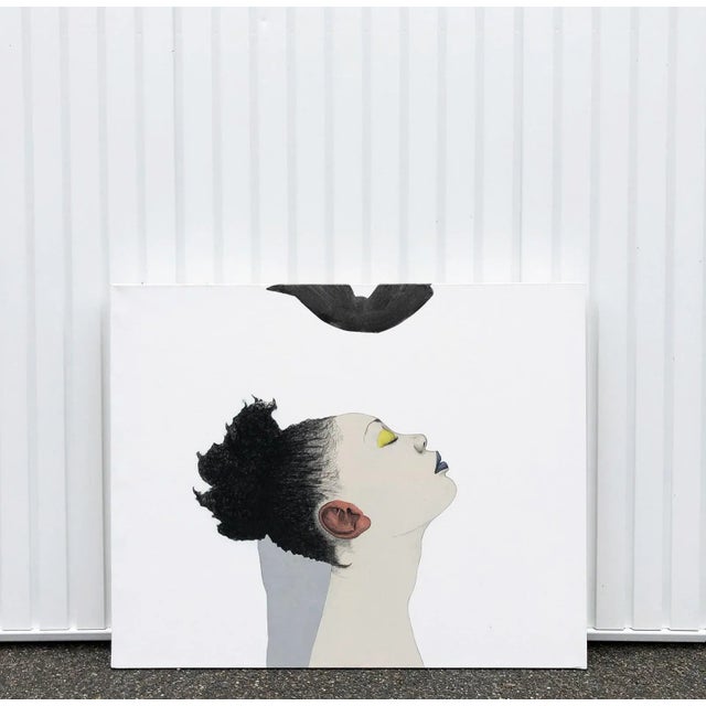 Color Mixed media (graphite, charcoal, acrylic paint) Canvas on frame, COLOR 2018 Technique mixte (graphite, fusain,...