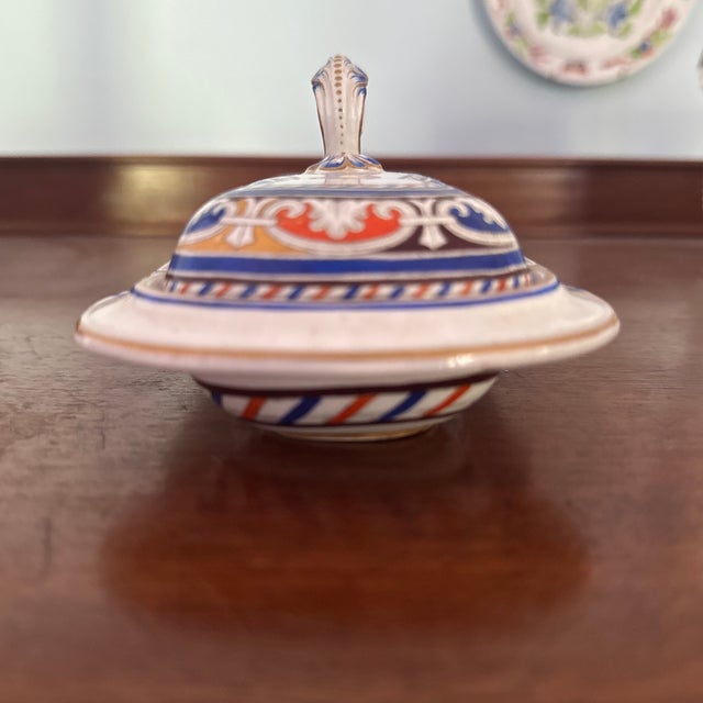 19th Century Copeland Ironstone Barber Shop Razor Box For Sale - Image 9 of 11