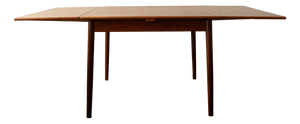 Danish Modern Teak Extendable Dining Table from Ansager Møbler, 1960s