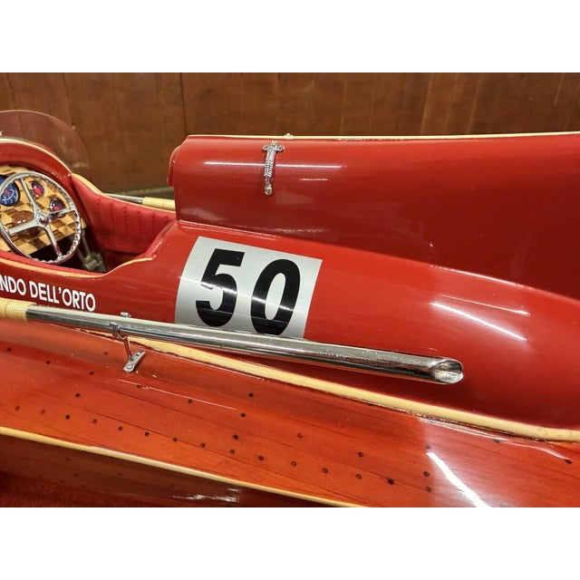 Ferrari Hydroplane Boat Model, 2010s For Sale - Image 15 of 18