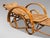 Wood Mid-Century Italian Bamboo & Rattan Chaise Longue Sun Lounger, 1950 For Sale - Image 7 of 12