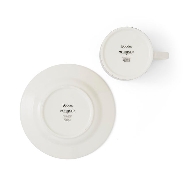 Spode Spode Morris & Co Teacup & Saucer, Golden Lily For Sale - Image 4 of 8