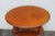 Early 20th Century Early 1900s Solid Wood 2 Tiers Oval Side End Accent Table For Sale - Image 5 of 12