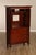 Late 20th Century Grange French Louis Philippe Cherry Cane Door Armoire Cabinet For Sale - Image 5 of 18