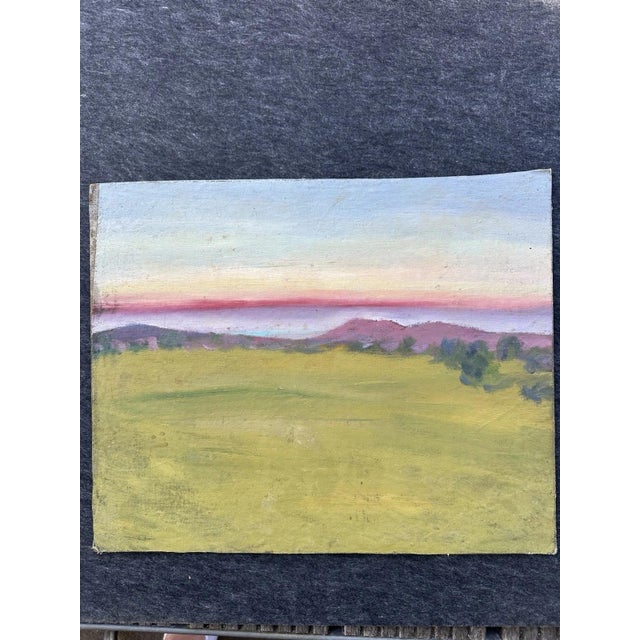 Möller Theo, Rhön, Fulda, Oil on Cardboard For Sale - Image 13 of 13