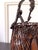 Antique Japanese Bamboo Basket Ikebana Mingei Style For Sale In Atlanta - Image 6 of 18