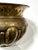 Large English Hand-Hammered Brass Repoussé Round Planter/Jardinière For Sale - Image 4 of 8