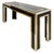Metal Mid-Century Modern Italian Wood and Glass Console Table, 1970 For Sale - Image 7 of 7