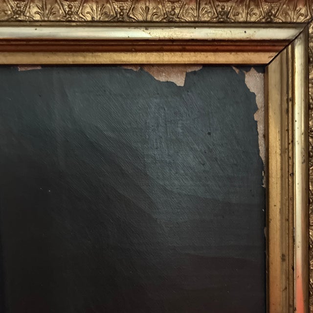 1858 English Portrait of Cain McLaughlin, Oil on Canvas, London For Sale In Salt Lake City - Image 6 of 11