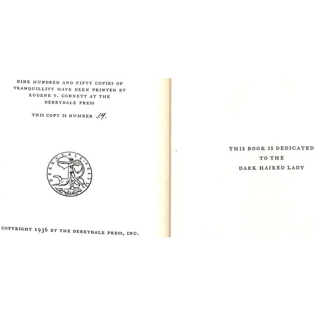 Traditional "Tranquillity: Tales of Sport With the Gun" 1936 Sheldon, Col. Harold P. (Inscribed) For Sale - Image 3 of 8