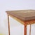 Wood Red Lacquered Iron Plant Stand Table with Decorated Wooden Top For Sale - Image 7 of 8