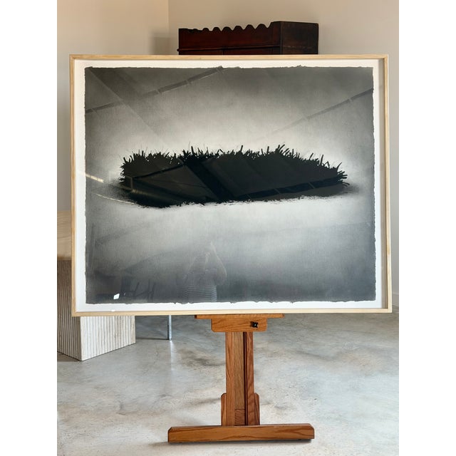 2000 - 2009 Monumental Graphite + Charcoal Drawing Signed Framed "St Augustine 3" by Robert Flynn For Sale - Image 5 of 18