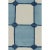 Contemporary Rug & Kilim’s Contemporary Dhurrie Rug in Blue With White Geometric Patterns For Sale - Image 3 of 7