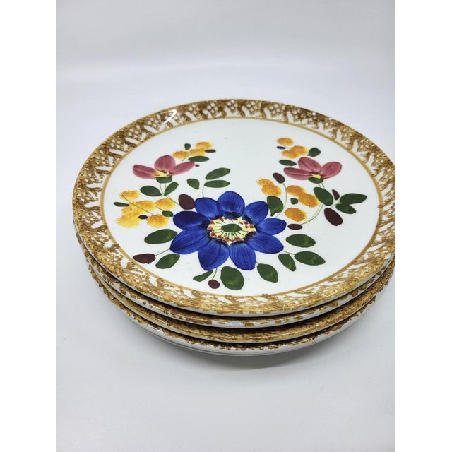 Vintage Earthenware Plates and Dishes, Set of 12 For Sale - Image 6 of 14