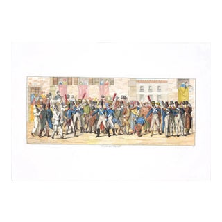 Carl Gustaf Hyalmar Morner - Horse Race - Original Etching - 1820 For Sale