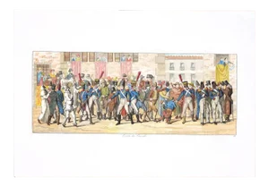Carl Gustaf Hyalmar Morner - Horse Race - Original Etching - 1820