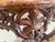 Late 19th Century Late 19th Century French Hand Carved Walnut Wall Console With Marble Top For Sale - Image 5 of 15