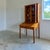 1970s Slim Profile 1970s Shaker Style Pine Desk and Hutch + Glass Doors, 2 Pieces For Sale - Image 5 of 14