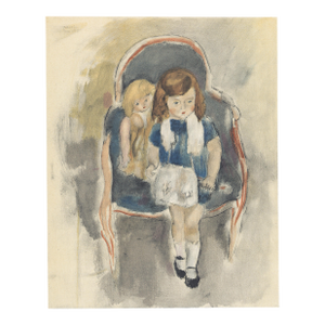 1954 Lithograph "Jennine Warnod" After Jules Pascin