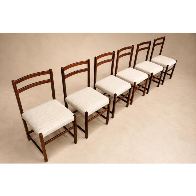 Monumental Set of Twelve Brazilian Modern Rosewood Dining Chairs by Celina Brazil, 1960s For Sale - Image 17 of 18