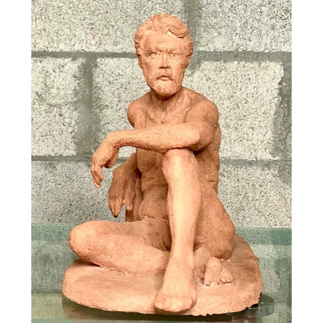 Vintage Boho Figural Sculpture For Sale - Image 10 of 10