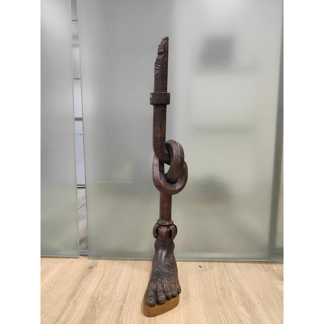 Forged Iron Sculpture, 1950s For Sale - Image 11 of 18