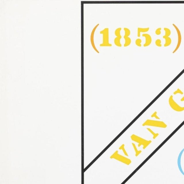Painting - Poster Gerard Garouste Homage to Vincent Van Gogh 1990. Poster by Gerard Garouste; homage to Vincent Van Gogh...
