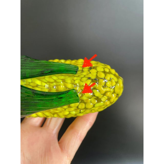 Set of 11 Blown Glass Fruits and Vegetables For Sale - Image 11 of 12