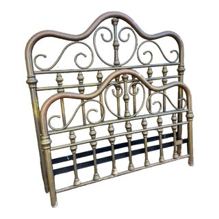 Antique Brass Bed Frame For Sale