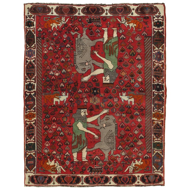 Vintage Shiraz rugs come from the south western region of Iran in the village of Shiraz. Shiraz is a city in the province...