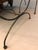 Black Mid-Century Modern Iron Leopard Print Cerule Benches - a Pair For Sale - Image 8 of 8