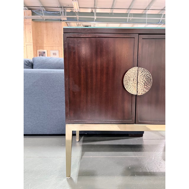 Bernhardt Jet Set Caviar Four Door Sideboard For Sale - Image 9 of 11