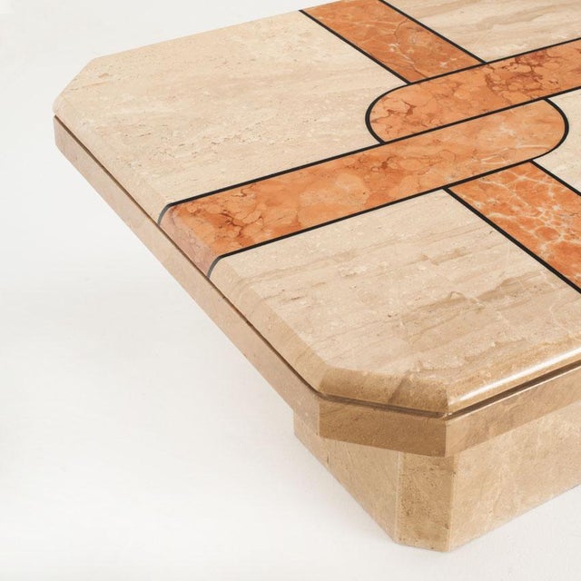Vintage Marble Coffee Table, Italy, 1990s For Sale - Image 6 of 10