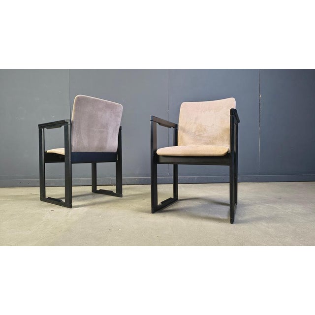 Vintage Dining Chairs attributed to Tobia Scarpa, 1970s, Set of 6 For Sale - Image 3 of 14