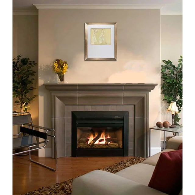 Rare Limited Edition Salvador Dali Lithograph. Size : 40cm x 50cm. Frame: 20 1/4in. x 23in. Signed in the matrix. Sur les...