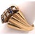 14 Karat Yellow Gold Contemporary Ring With Sapphire and Diamonds, Size 8 For Sale - Image 10 of 10